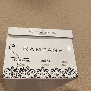 Rampage white sandals